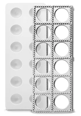 Ravioli Mold & Press, Easy Homemade ravioli maker, White