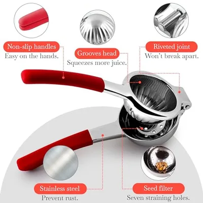 Citrus Juicer, Metal Lemon Squeezer