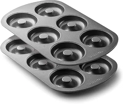 Nonstick Donut Pan, 6-Cavity, 2-Pack