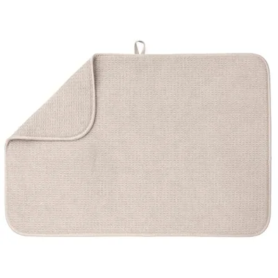 Dish Drying Mat, 17 × 24 in, Light Gray