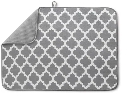 Dish Drying Mat, 17 × 24 in, Trellis